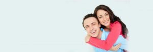 Men & women smiling